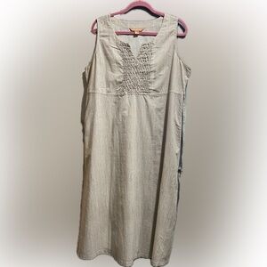 April Cornell summer long cotton sleeveless dress.